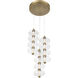 Bollavino LED 13 inch Legacy Brass Pendant Ceiling Light