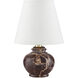 Piccolo 9 inch Oxblood Mini Table Lamp Portable Light