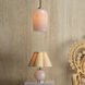 Holt 1 Light 7.25 inch Antique Brass Pendant Ceiling Light in Pink Glass