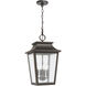 Chandler 4 Light 12 inch Oiled Bronze Outdoor Hanging Lantern