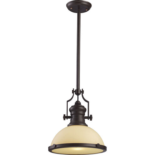Chadwick 1 Light 13 inch Oiled Bronze Pendant Ceiling Light in Incandescent