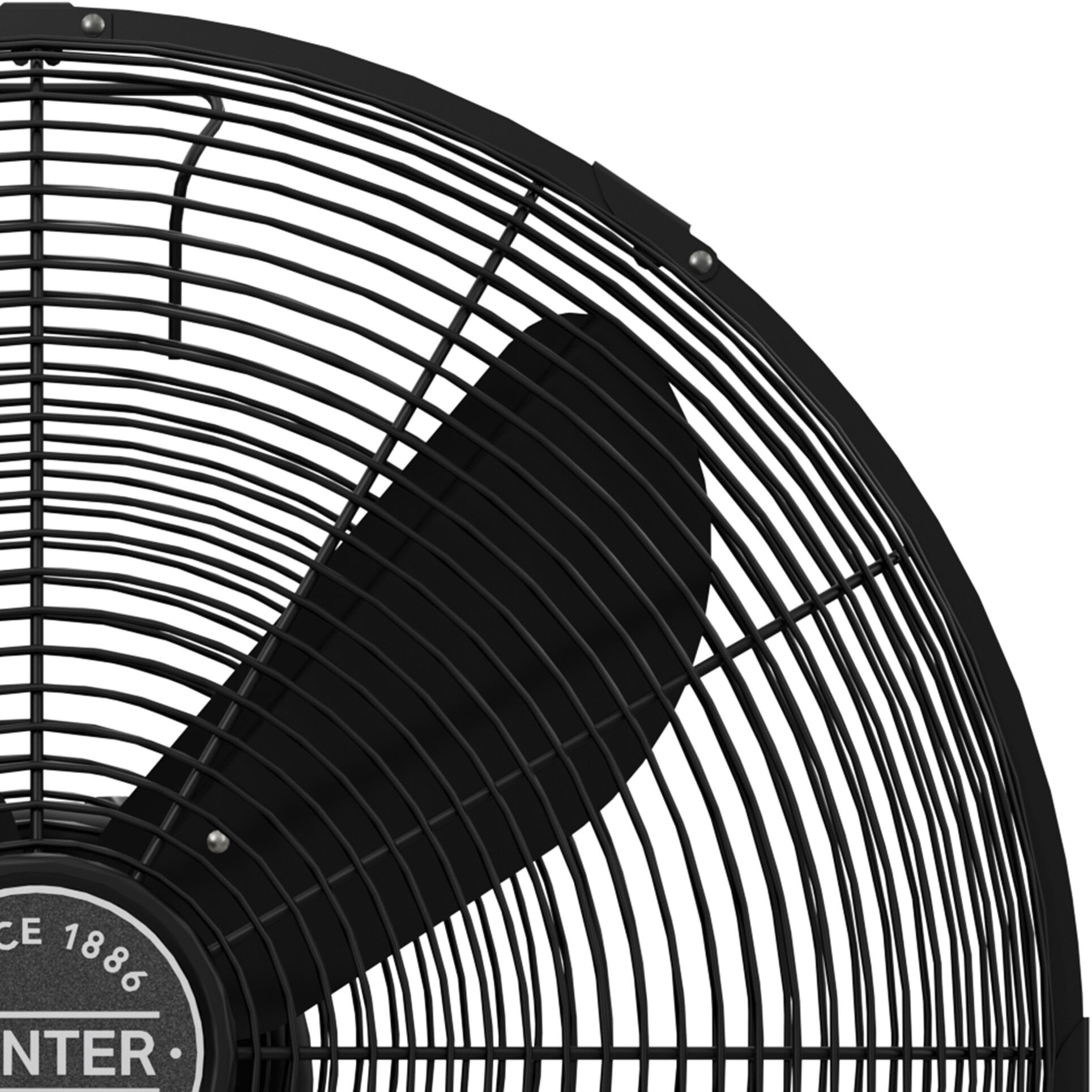 Classic S16 Matte Black Oscillating Standing Fan