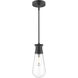 Alora Mood Marcel 1 Light 4.38 inch Matte Black Pendant Ceiling Light