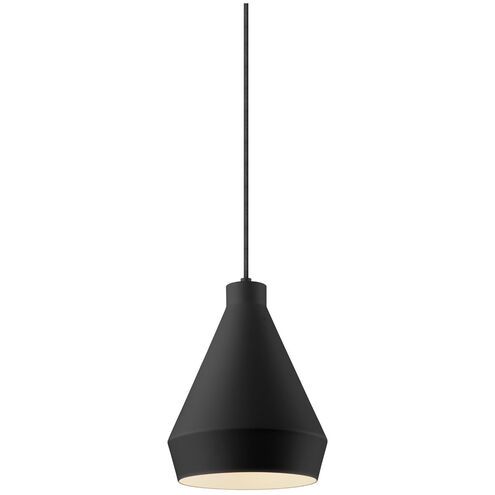 Koma LED 9 inch Satin Black Pendant Ceiling Light