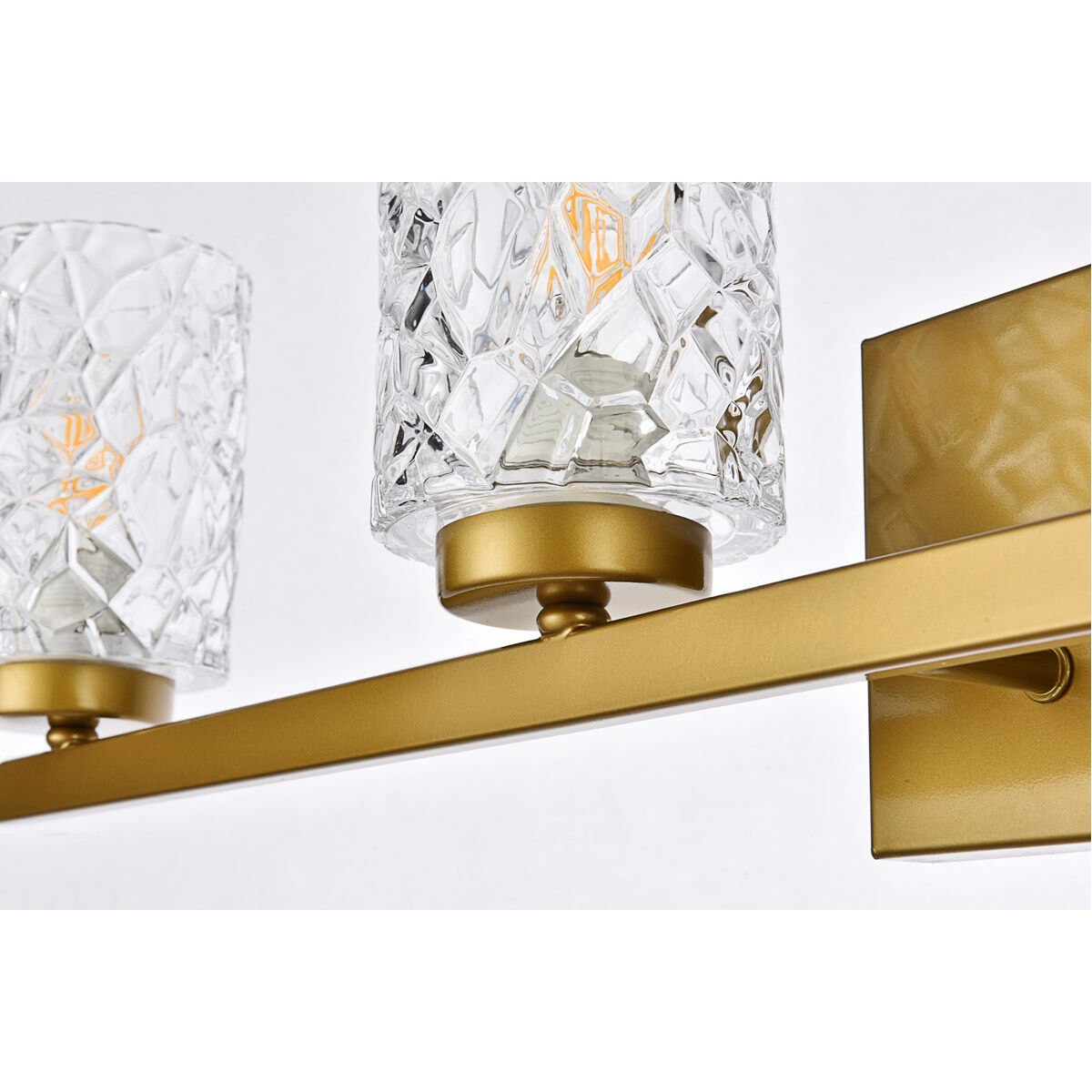 Cassie 4 Light 32 inch Brass Bath Sconce Wall Light