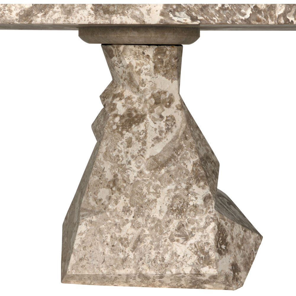 Tilden 42 X 18 inch White Marble Console