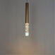 Diaphane LED 1.5 inch Gold Single Pendant Ceiling Light