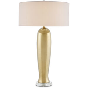 Parable 31 inch Gold/Clear Table Lamp Portable Light
