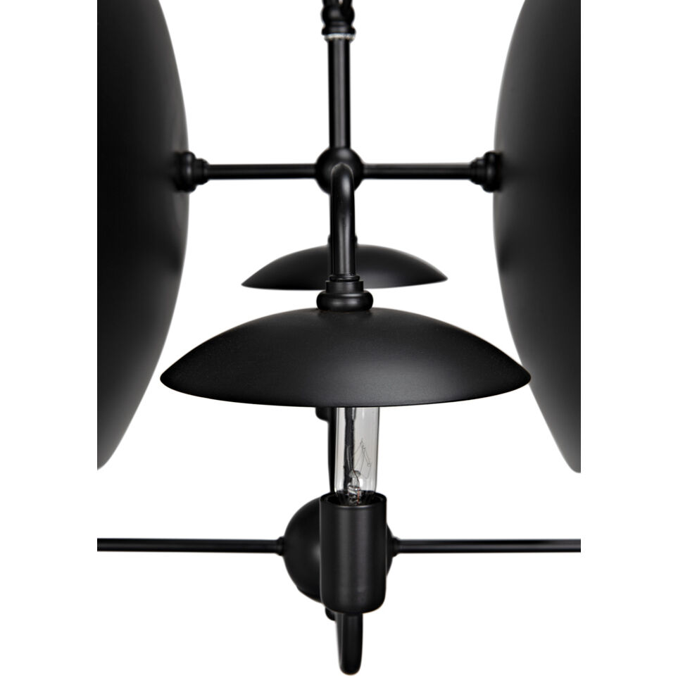 Satellite 4 Light 23 inch Matte Black Pendant Ceiling Light