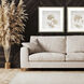 Delicate Beauty Gray and Beige and Green and Neutral Framed Art