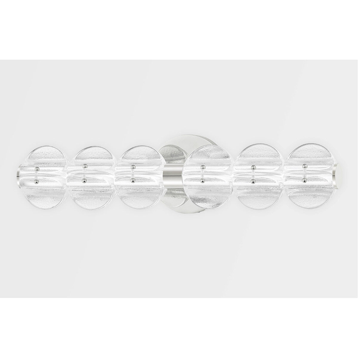 Lindley LED 6.25 inch Polished Nickel Bath Bracket Wall Light