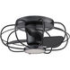 Aella 22 inch Matte Black Flush Mount Ceiling Fans
