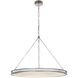Marie Flanigan Matthew LED 40 inch Polished Nickel Chandelier Ceiling Light