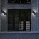 Alternate 2 Light 18 inch Black Outdoor Wall Light