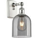 Ballston Bella 1 Light 5.5 inch White Polished Chrome Sconce Wall Light