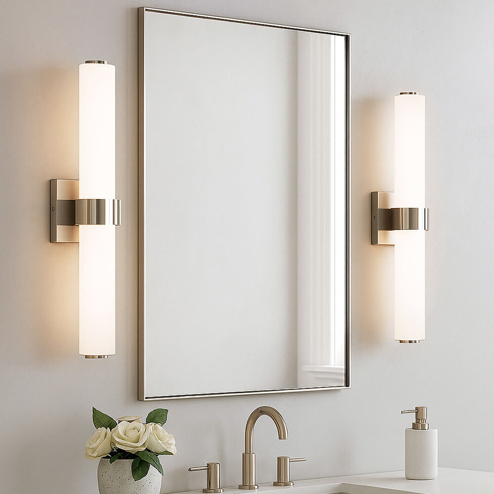 Aiden LED 23 inch Chrome Vanity Light Wall Light, Vertical