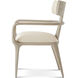Repose Grey Oak Dining Chair, Wooden, Upholstered