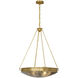Marie Flanigan Quinn LED 28 inch Soft Brass Chandelier Ceiling Light
