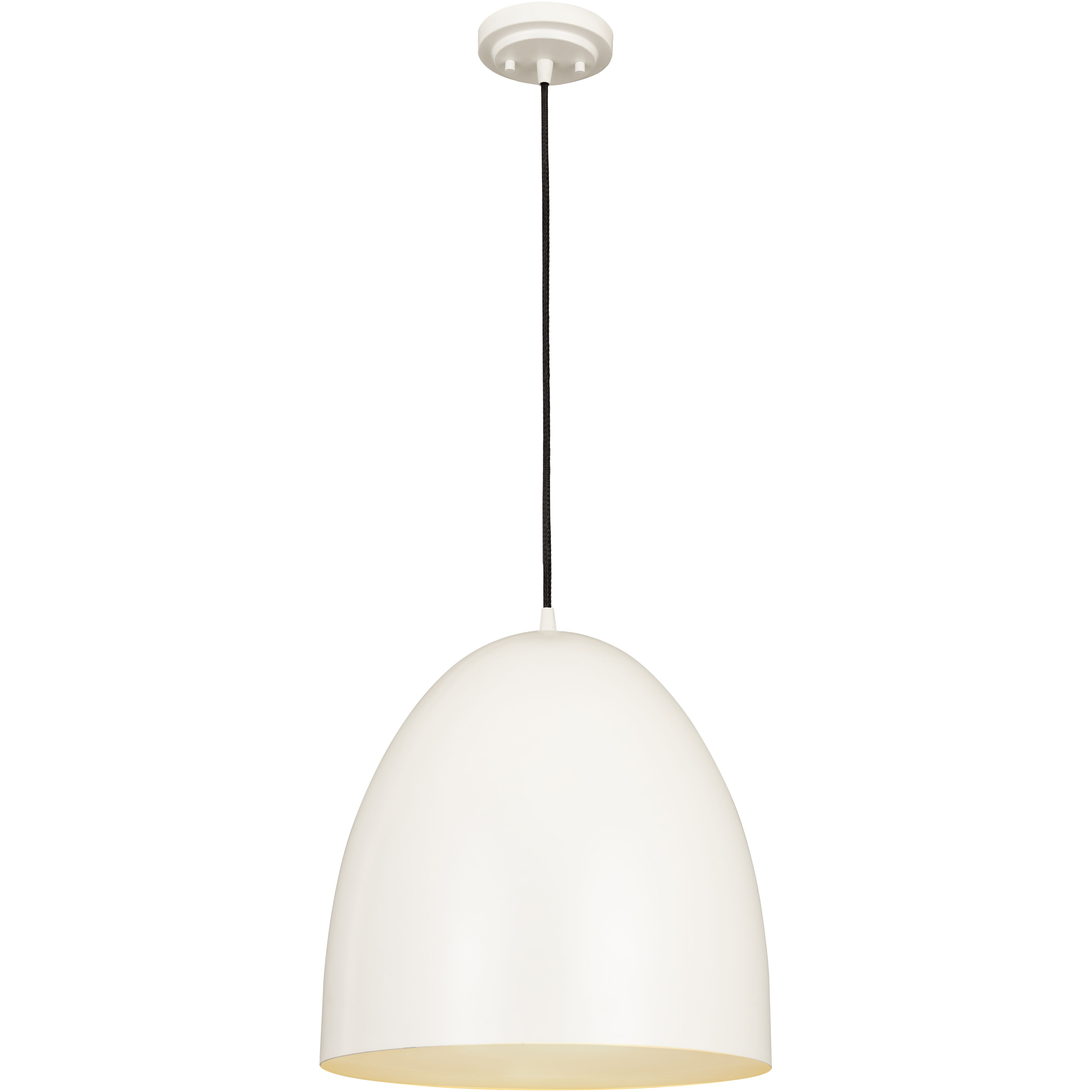 Z-Studio 3 Light 19 inch Satin White Pendant Ceiling Light in Matte White