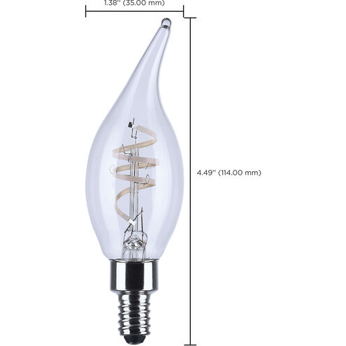 Reminiscent E12 LED Filament