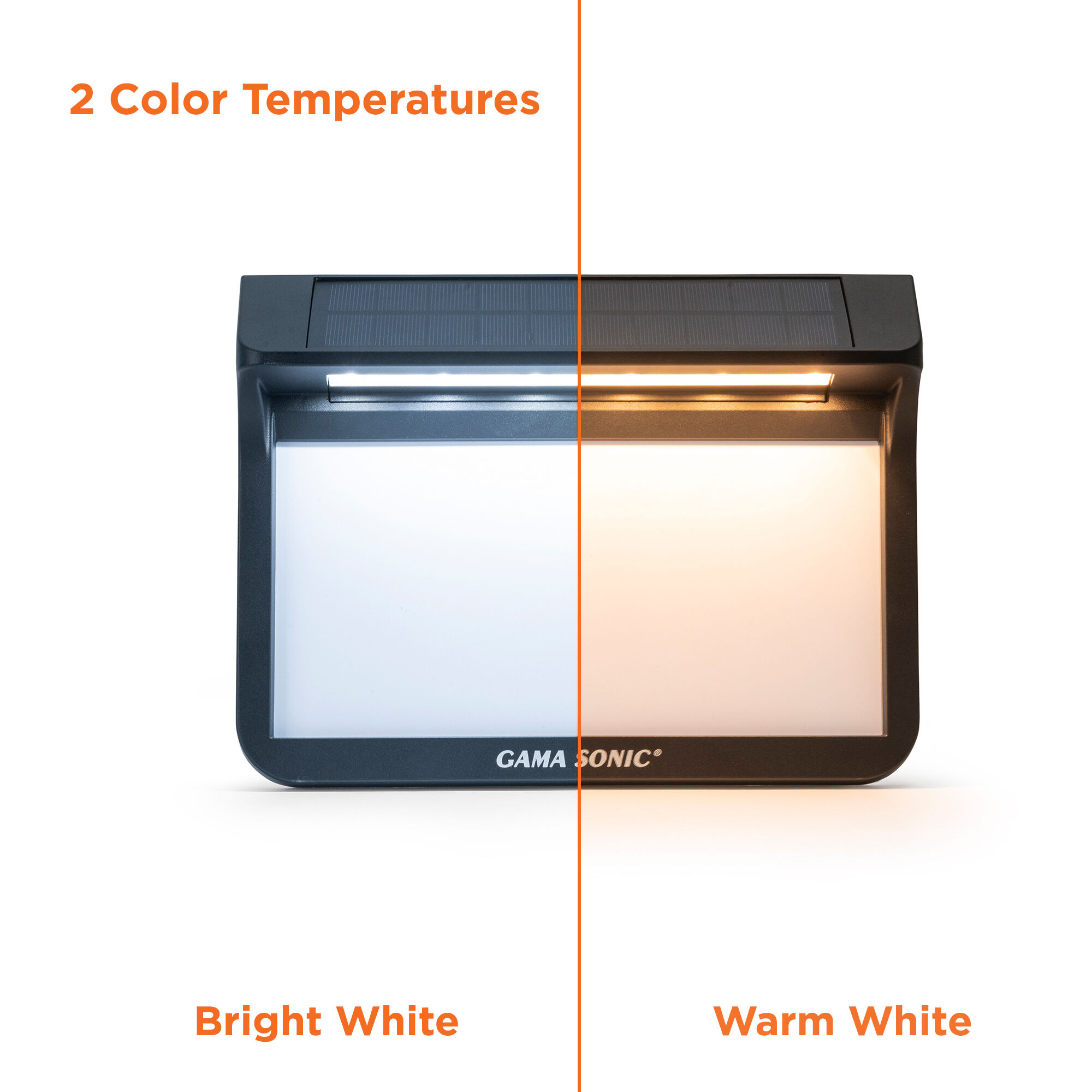 Christopher 8 inch Black Solar Address Wall Plague Light 