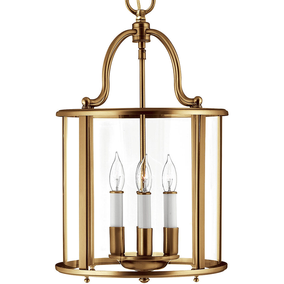 Gentry 4 Light 12 inch Heirloom Brass Indoor Foyer Light Ceiling Light