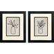 Simple Leaves Black and Beige and Neutral Framed Art, Propac