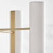 Drew & Jonathan Capalino 8 Light 30 inch Satin Brass Chandelier Ceiling Light