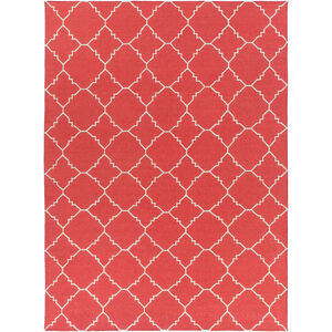Frontier 156 X 108 inch Bright Red, Ivory Rug