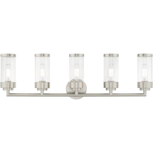 Hillcrest 5 Light 35.75 inch Bathroom Vanity Light