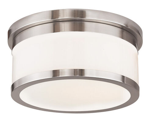 Stafford 2 Light 11.75 inch Brushed Nickel Flush Mount Ceiling Light