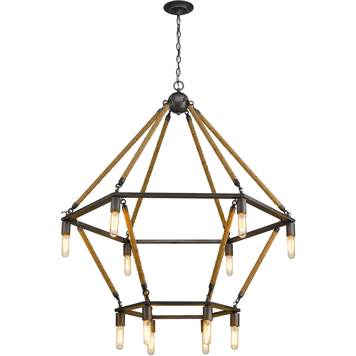 Holden 12 Light 41 inch Antique Gray Chandelier Ceiling Light