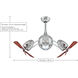 Atlas Acqua 39 inch Textured Bronze with Barnwood Tone Blades Ceiling Fan in Barn Wood