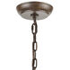 Crislett 6 Light 25 inch Sunglow Bronze Chandelier Ceiling Light