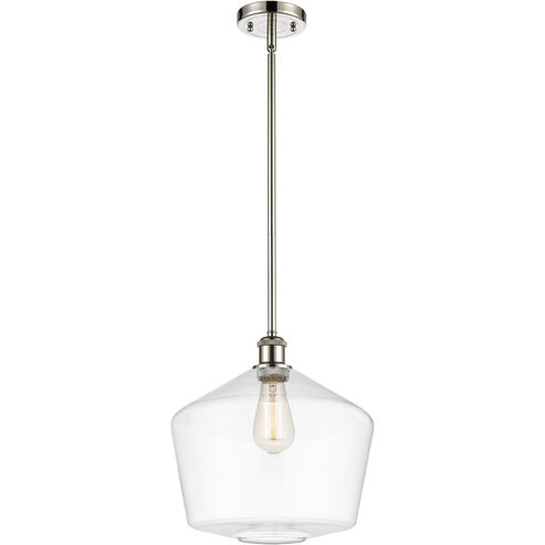 Ballston Cindyrella 1 Light 12 inch Polished Nickel Mini Pendant Ceiling Light in Incandescent, Clear Glass