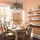 Breakers Isle 9 Light 32.63 inch Coal Pendant Ceiling Light