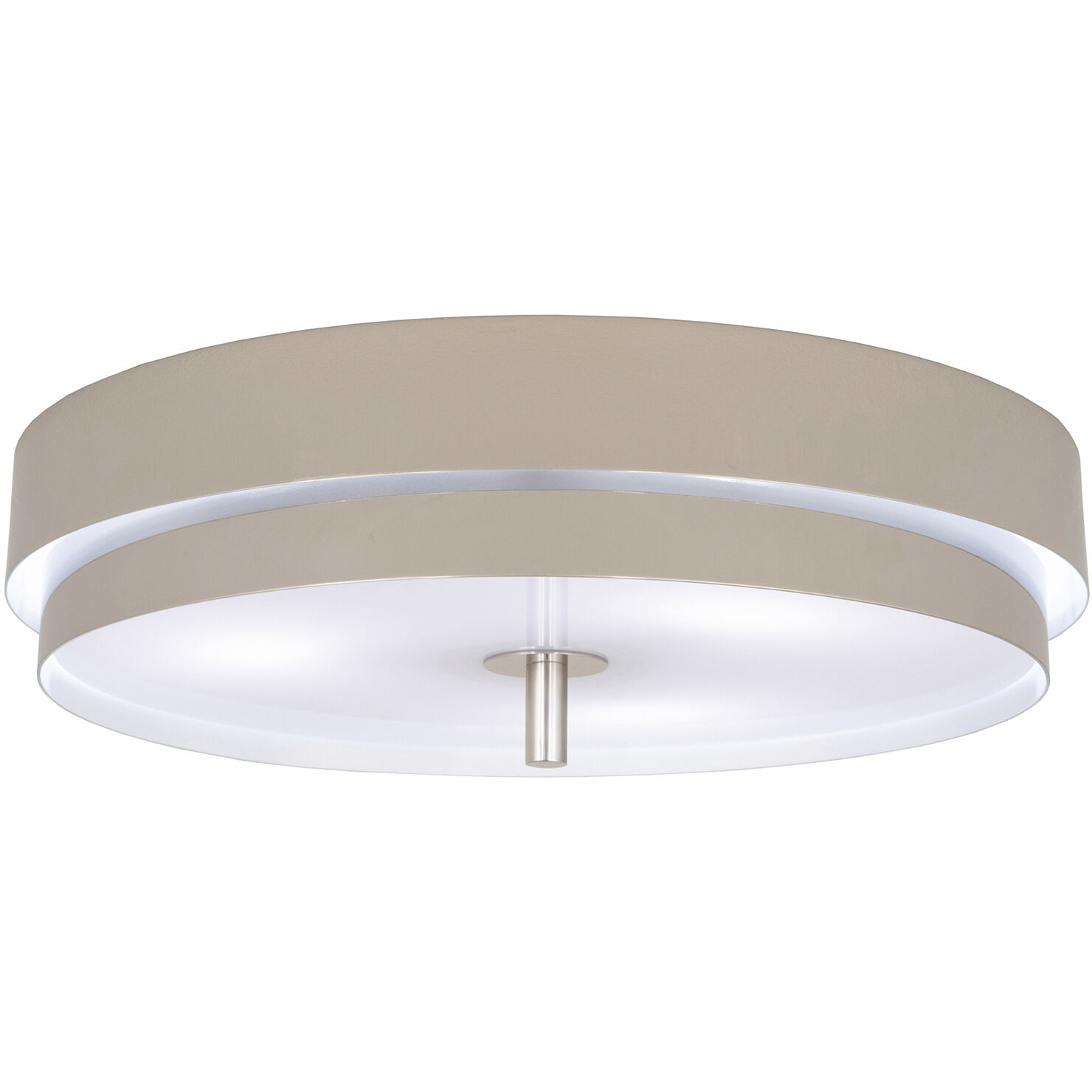 Elliott LED 16 inch Polished Nickel Flush Mount Ceiling Light