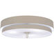 Elliott LED 16 inch Polished Nickel Flush Mount Ceiling Light