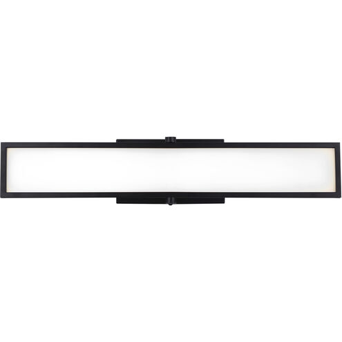 Pax LED 24 inch Matte Black Vanity Light Wall Light