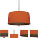 Williamsburg Custis 3 Light 25.5 inch Polished Nickel Pendant Ceiling Light in William Of Orange With Revolutionary Storm