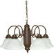 Brentwood 5 Light 23 inch Old Bronze Chandelier Ceiling Light