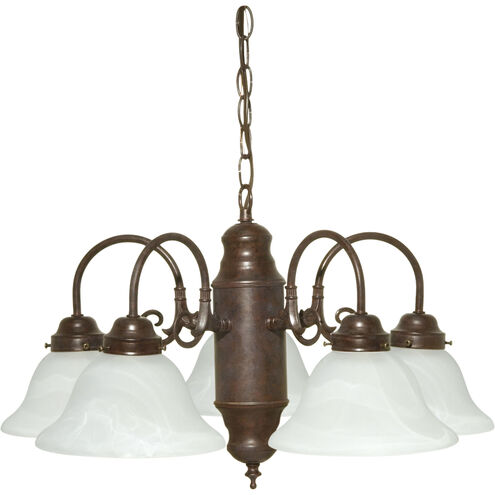 Brentwood 5 Light 23 inch Old Bronze Chandelier Ceiling Light