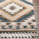 Lyon 84 X 63 inch Light Grey Rug in 5 x 8, Rectangle