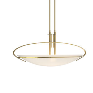 Mackintosh 2 Light 32.5 inch Modern Brass Pendant Ceiling Light