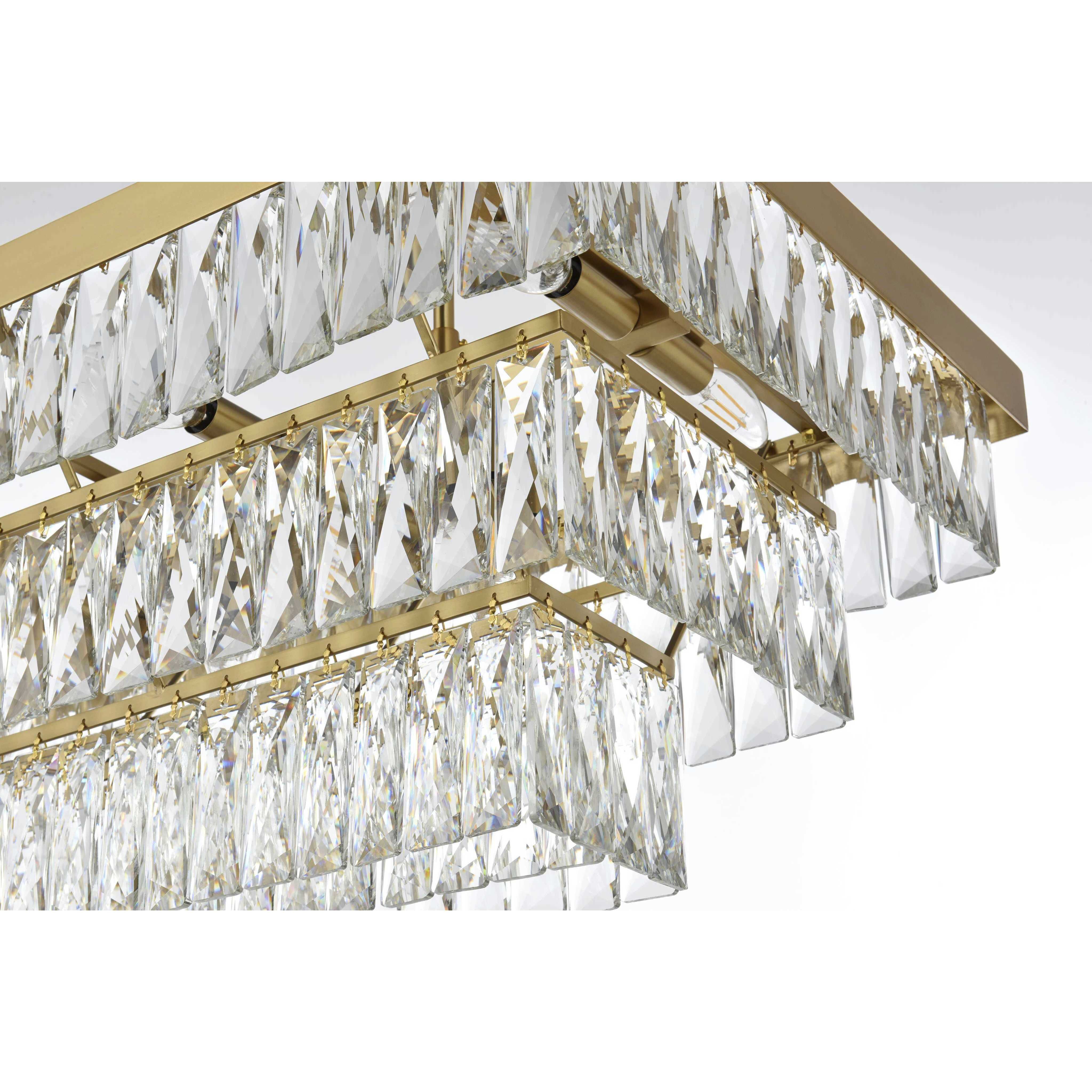 Josephine 12 Light 16 inch Satin Gold Chandelier Ceiling Light