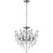 Canada 6 Light 20 inch Pewter Chandelier Ceiling Light, Pewter Frame
