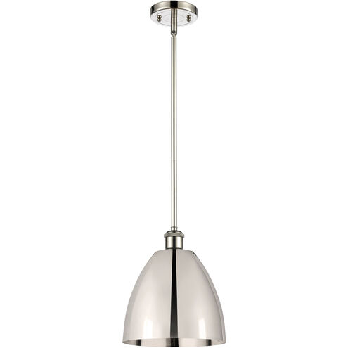 Ballston Dome LED 9 inch Polished Nickel Pendant Ceiling Light