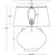 Sandra 25 inch 150.00 watt Off-White Table Lamp Portable Light