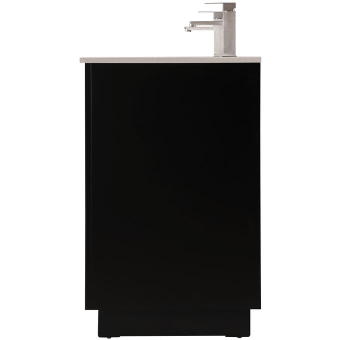 Hayes 60 X 22 X 35 inch Black Vanity Sink Set