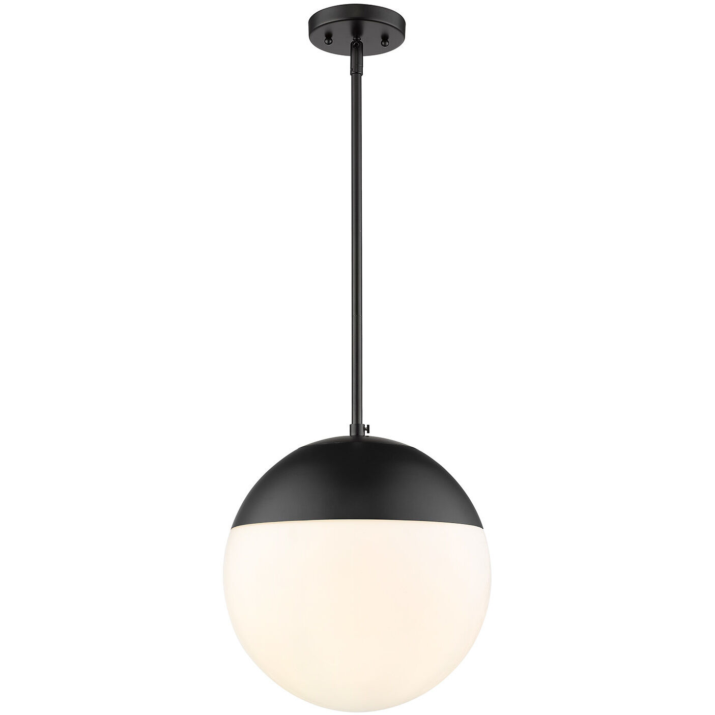 Dixon Pendant Ceiling Light in Matte Black, Large